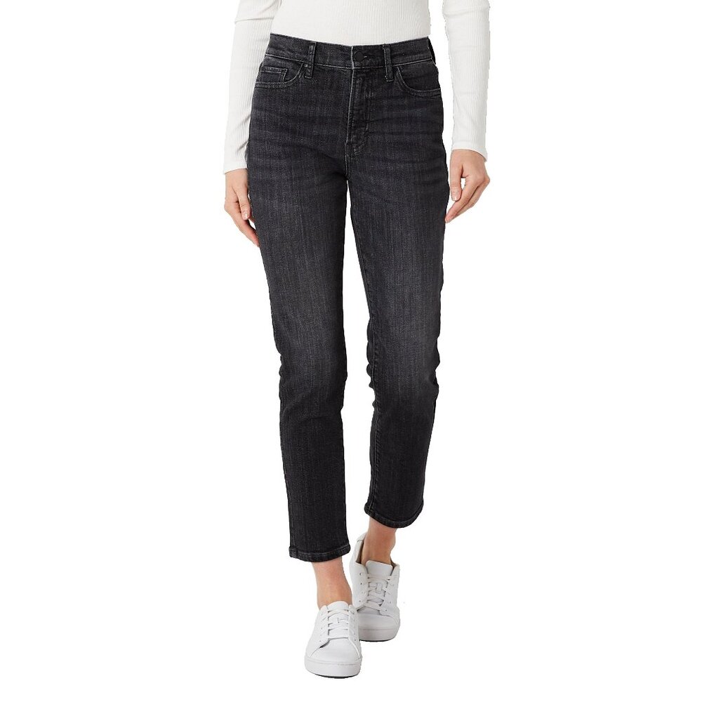 New! A.N.A High Rise Straight Jeans Black Denim